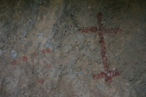 Pintures rupestres del Mas d'en Carles. Rojals, Montblanc, Muntanyes de Prades